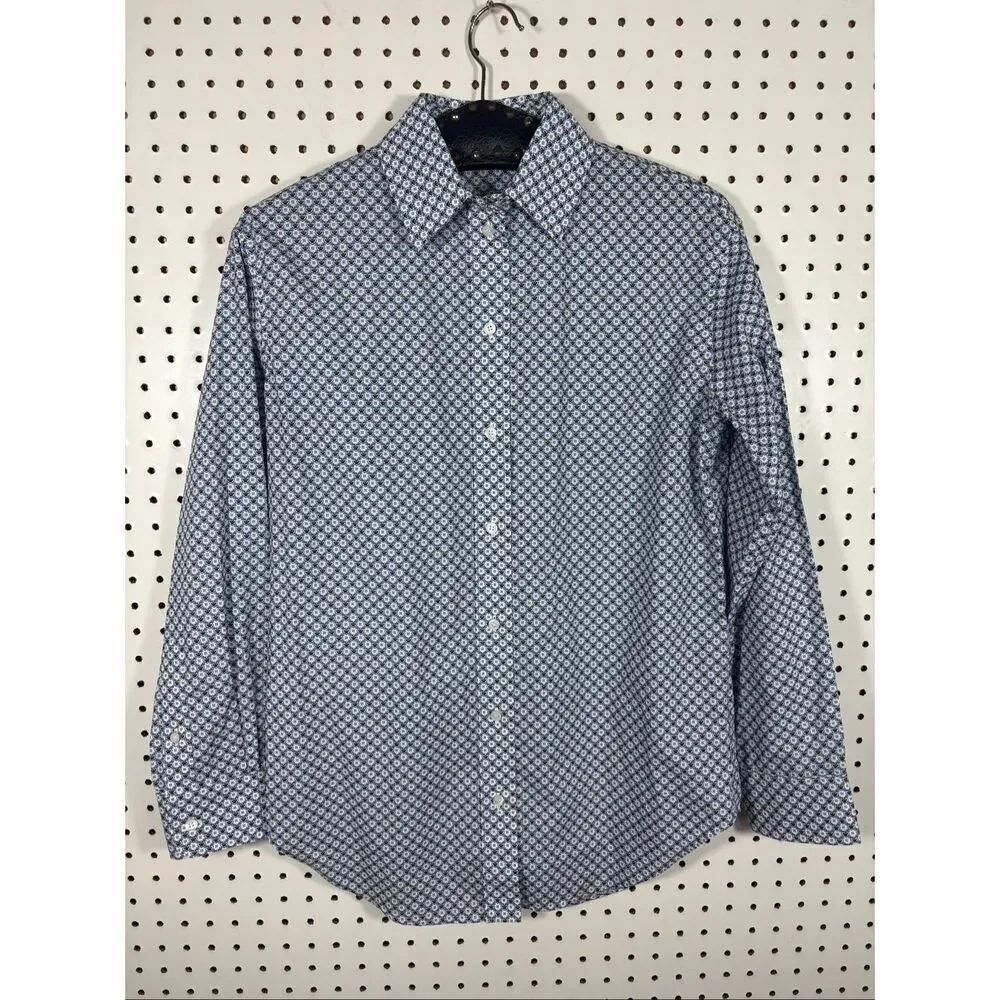 Kenzo Paris woman’s printed button down shirt size 34 M
